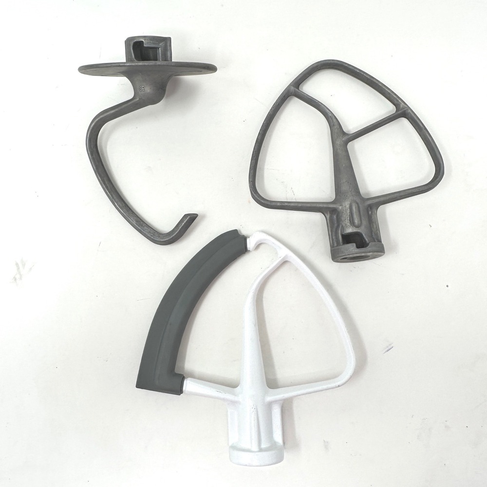 KitchenAid Stand Mixer Attachments Set Flex Edge Beater Dough Hook Flat Beater